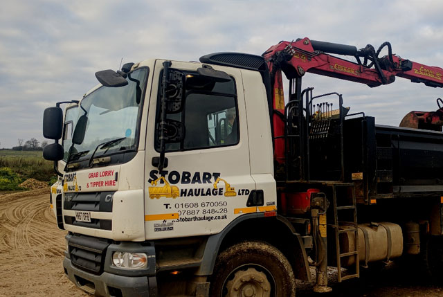 A Stobart lorry